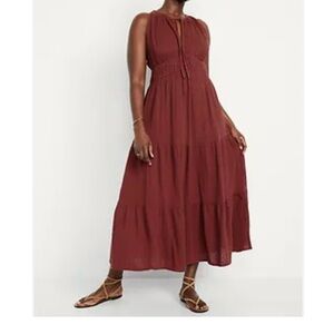 Old Navy Women's Maxi Dress - Rust